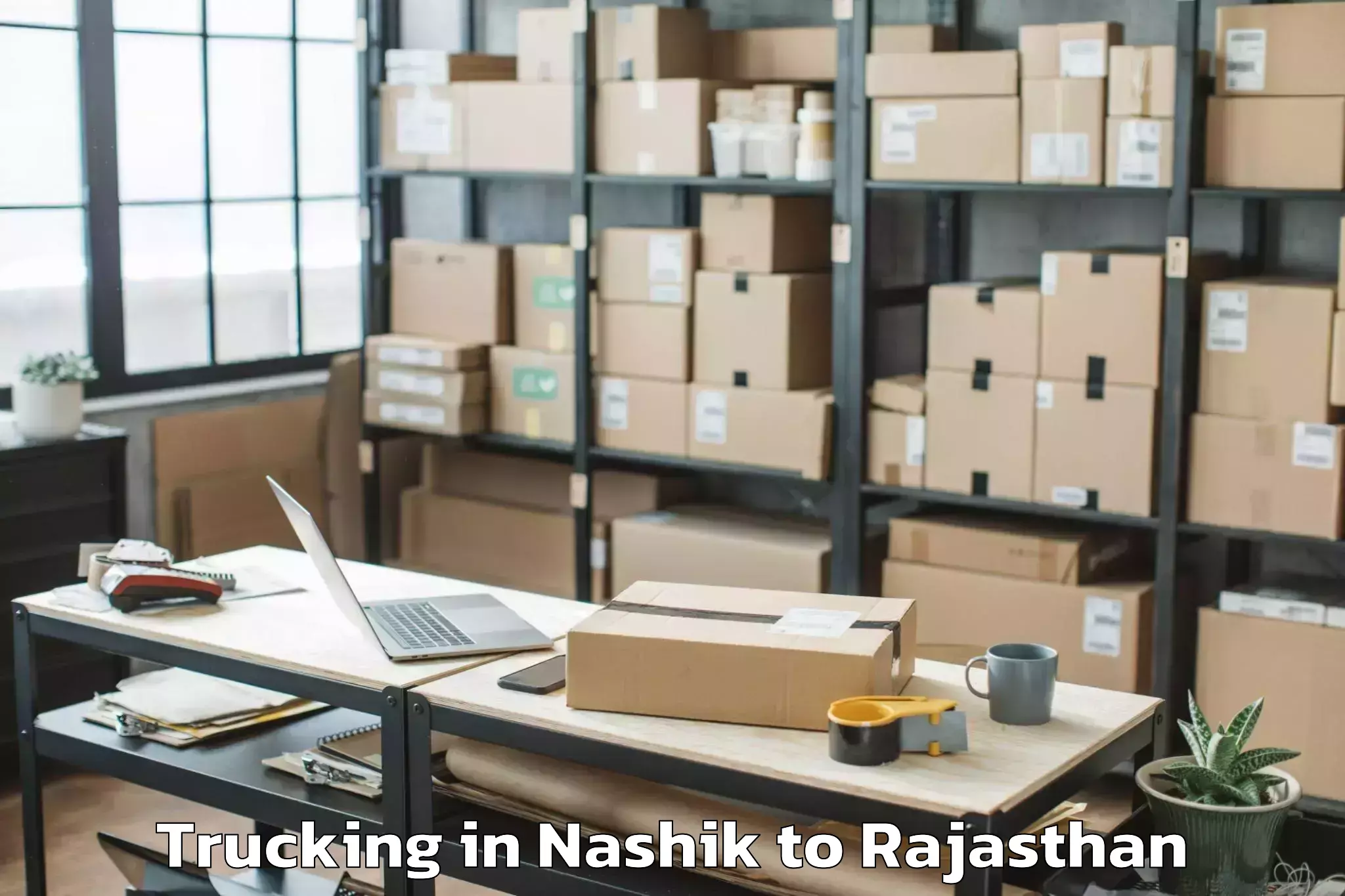 Book Nashik to Tonk Trucking Online